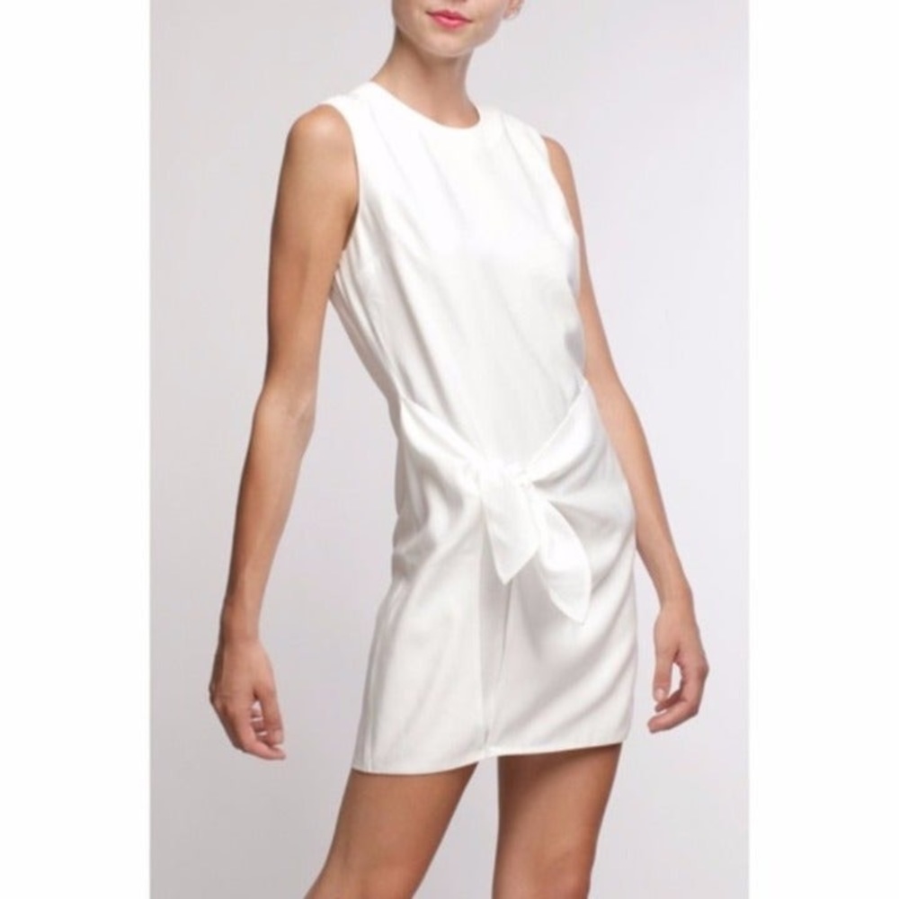 Revolve Line & Dot Rey Tied Dress White M